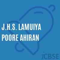 J.H.S. Lamuiya Poore Ahiran Middle School Logo