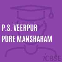 P.S. Veerpur Pure Mansharam Primary School Logo