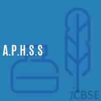 A.P.H.S.S Secondary School Logo