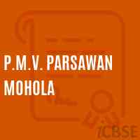 P.M.V. Parsawan Mohola Middle School Logo