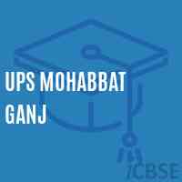 Ups Mohabbat Ganj Middle School Logo