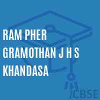 Ram Pher Gramothan J H S Khandasa Middle School Logo