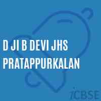 D Ji B Devi Jhs Pratappurkalan Middle School Logo