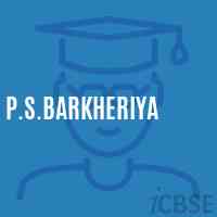 P.S.Barkheriya Primary School Logo