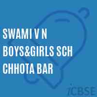 Swami V N Boys&girls Sch Chhota Bar Middle School Logo