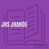 Jhs Jhande Middle School Logo
