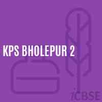 Kps Bholepur 2 Primary School Logo