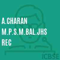 A.Charan M.P.S.M.Bal.Jhs Rec School Logo