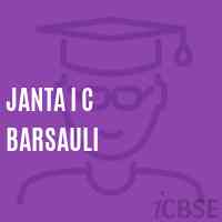 Janta I C Barsauli Middle School Logo