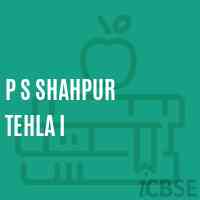 P S Shahpur Tehla I Primary School Logo