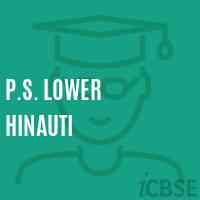 P.S. Lower Hinauti Primary School Logo