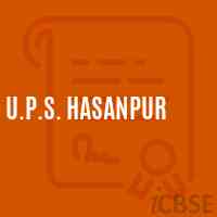 U.P.S. Hasanpur Middle School Logo