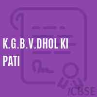 K.G.B.V.Dhol Ki Pati Middle School Logo