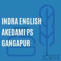 Indra English Akedami Ps Gangapur Primary School Logo