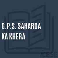 G.P.S. Saharda Ka Khera Primary School Logo