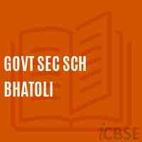 Govt Sec Sch Bhatoli Secondary School Logo