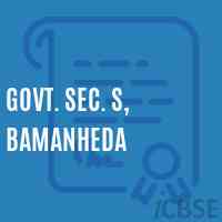 Govt. Sec. S, Bamanheda Secondary School Logo
