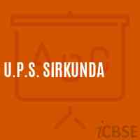 U.P.S. Sirkunda Middle School Logo