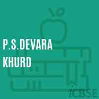 P.S.Devara Khurd Primary School Logo