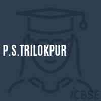 P.S.Trilokpur Primary School Logo