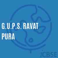 G.U.P.S. Ravat Pura Middle School Logo