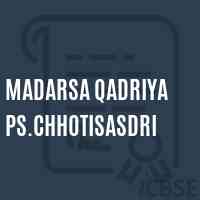 Madarsa Qadriya Ps.Chhotisasdri Primary School Logo
