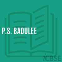 P.S. Badulee Primary School Logo