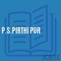 P.S.Pirthi Pur Primary School Logo