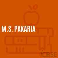 M.S. Pakaria Middle School Logo