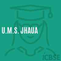 U.M.S. Jhaua Middle School Logo