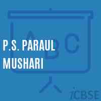P.S. Paraul Mushari Primary School Logo