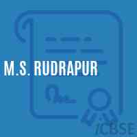 M.S. Rudrapur Middle School Logo