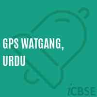 Gps Watgang, Urdu Primary School Logo