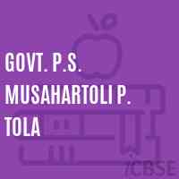 Govt. P.S. Musahartoli P. Tola Primary School Logo