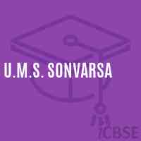 U.M.S. Sonvarsa Middle School Logo