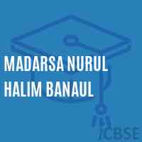 Madarsa Nurul Halim Banaul Middle School Logo