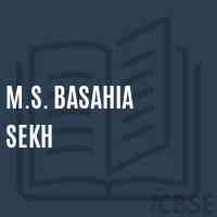 M.S. Basahia Sekh Middle School Logo