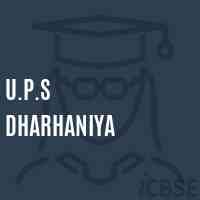 U.P.S Dharhaniya Middle School Logo