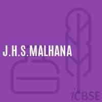 J.H.S.Malhana Middle School Logo