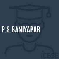 P.S.Baniyapar Primary School Logo