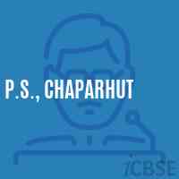 P.S., Chaparhut Primary School Logo