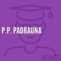 P.P. Padrauna Primary School Logo
