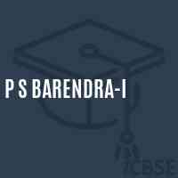 P S Barendra-I Primary School Logo