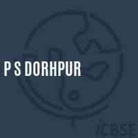 P S Dorhpur Primary School Logo