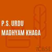 P.S. Urdu Madhyam Khaga Primary School Logo