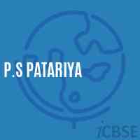 P.S Patariya Primary School Logo