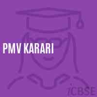 Pmv Karari Middle School Logo