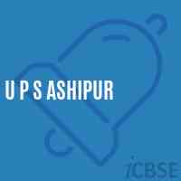 U P S Ashipur Middle School Logo