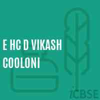 E Hc D Vikash Cooloni Primary School Logo
