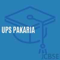 Ups Pakaria Middle School Logo